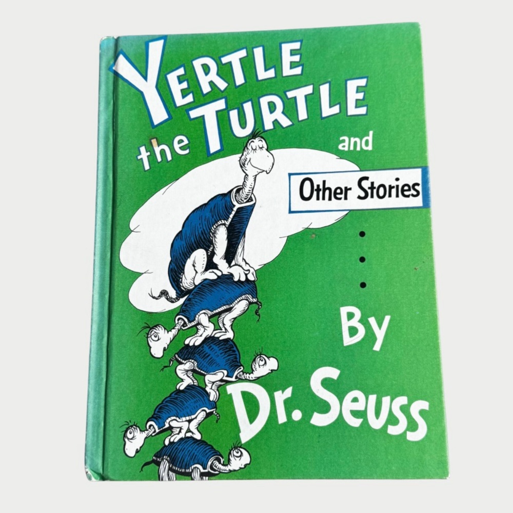 Dr. Seuss Book Vintage Yertle the Turtle 1958